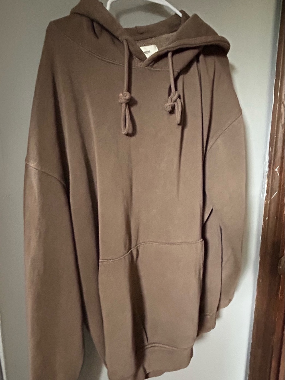 NWOT Brown Hoodie Reserved Supply Essentials Fit Large